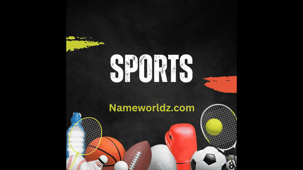 sports team names with sports equipment